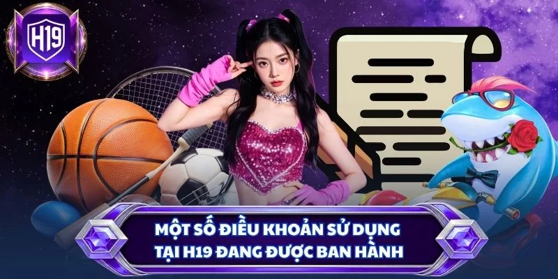 Một số điều khoản sử dụng tại H19 đang được ban hành